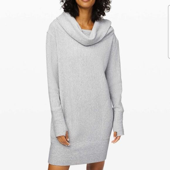 Lululemon Along The Way Sweater Dress Size Large - Picture 1 of 6